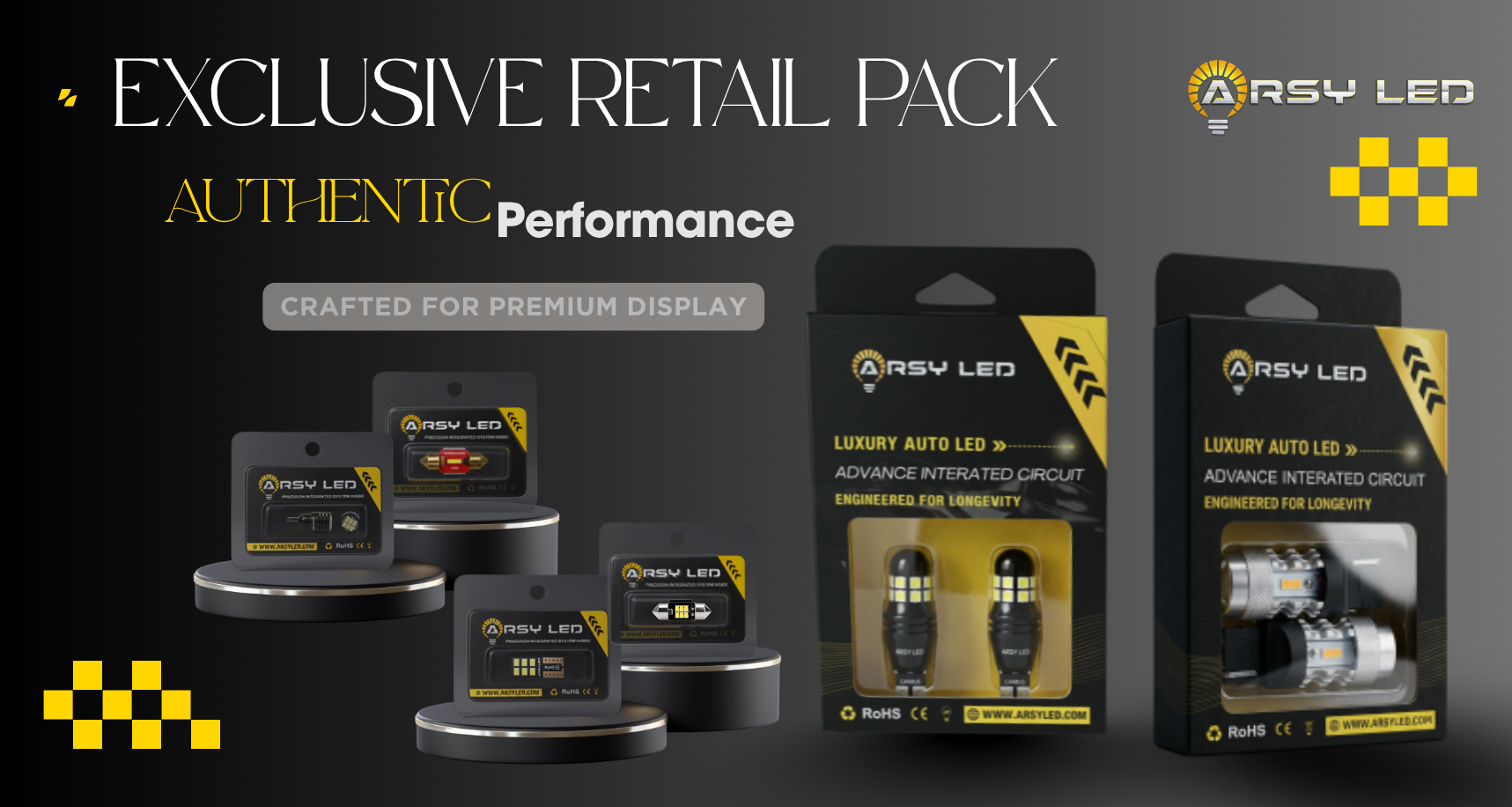 ARSYLED — Exclusive Retail Pack, Authentic Performance